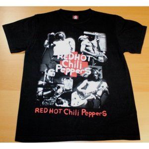 Concert Red Hot Chilli Peppers Shirt Mens M Medium Black Graphic Band Music Rock